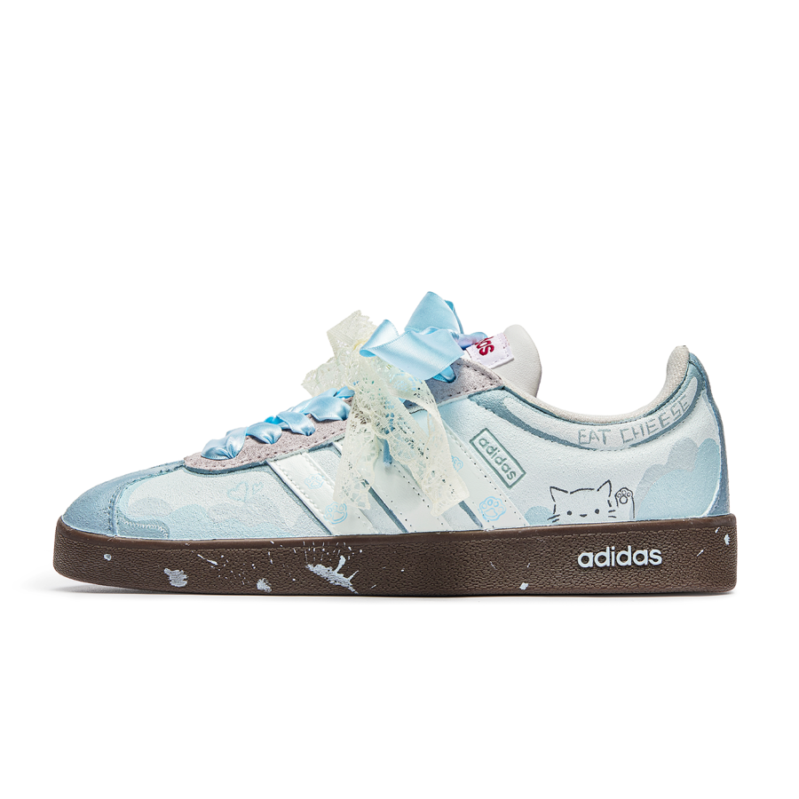 Adidas Adidas VL COURT 2.0 Kitten Abrasion Resistant Abrasion Resistant Low top Skateboard Shoes Unisex