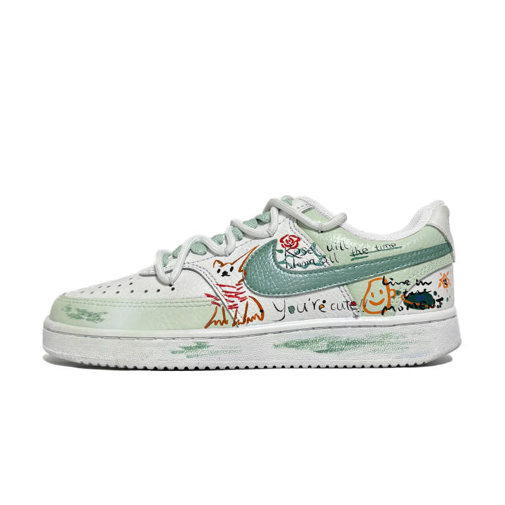 Nike Nike Court Vision 1 Abrasion Resistant Lightweight Breathable Abrasion Resistant, Lightweight, And Breathable Low top