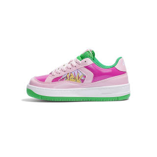 BXGY Slip Resistant, Abrasion Resistant, Lightweight, Breathable Low top Skateboard Shoes Unisex Cartoon Pink