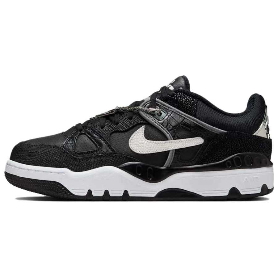 Nike NIGO x Nike Air Force 3 Slip Resistant Abrasion Resistant Low top Skateboard Shoes Unisex Black White