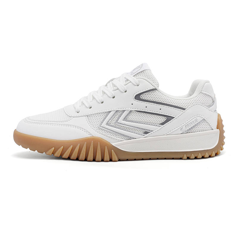FEIYUE Abrasion-Resistant, Lightweight, And Breathable Low-top Skateboard Shoes Unisex White