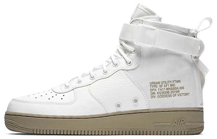 Nike Nike Sf Air Force 1 Mid Ivory Olive