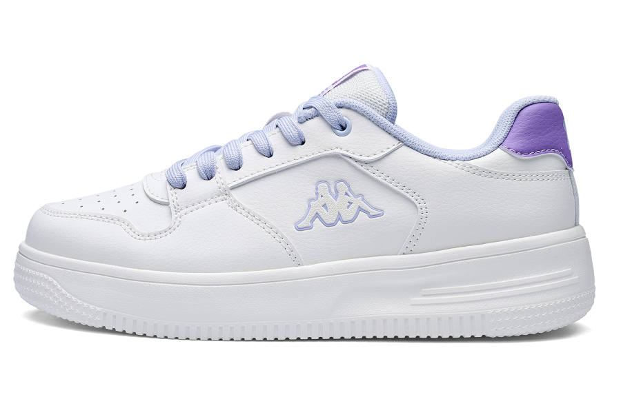 Kappa Back to Back Slip Resistant Abrasion Resistant Low top Skateboard Shoes Women's White