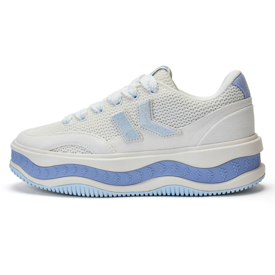 Kappa Back to Back Slip Resistant Cushioning Low top Skateboard Shoes Women's Classic White