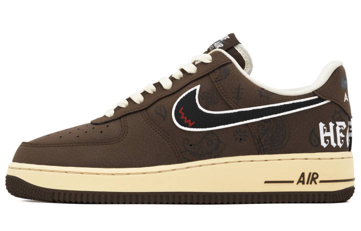 Nike Nike Air Force 1 Low top Skateboard Shoes Unisex Brown