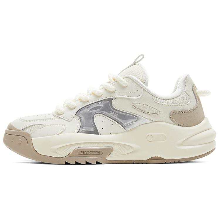 PEAK Slip Resistant Abrasion Resistant Slip Resistant Abrasion Resistant Low top Casual Shoes Men's Canvas White Khaki