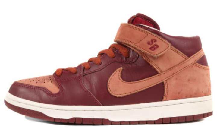 Nike Nike Sb Dunk Mid Team Red Pony