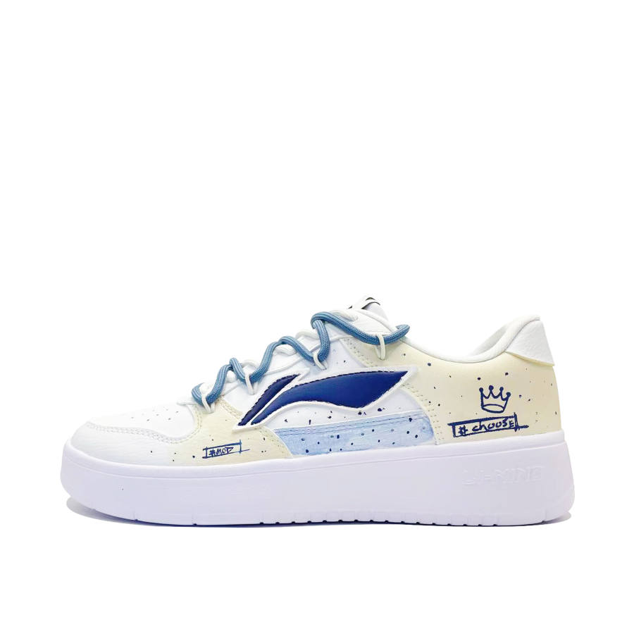 Li-Ning Li Ning Floating Boat Crown Synthetic Leather Slip Resistant, Abrasion Resistant, Breathable, Height Increasing