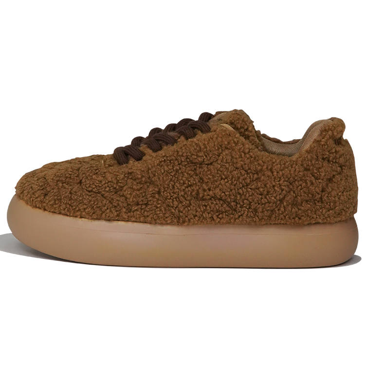 KAALIXTO Slip Resistant Abrasion Resistant Low top Skateboard Shoes Unisex Brown