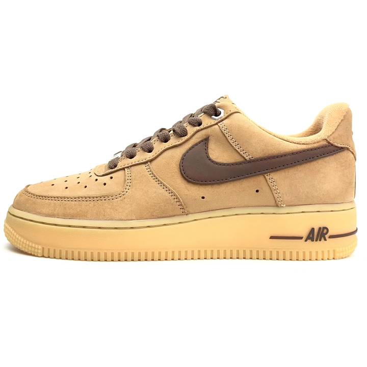 Nike Nike Air Force 1 Slip Resistant, Abrasion Resistant, Lightweight Low top Skateboard Shoes Unisex Brown