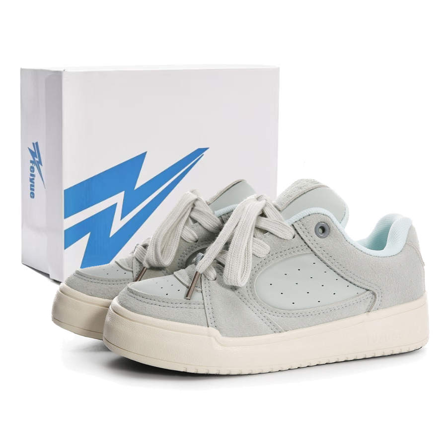 Feiyue Anti-Slip Wear-Resistant Lightweight Breathable Low-Top Students Skateboard Shoes Women's Multicolor