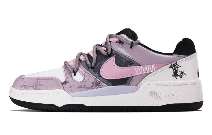 Nike Nike Full Force Leather Abrasion Resistant Low top Skateboard Shoes Unisex Dusty Pink