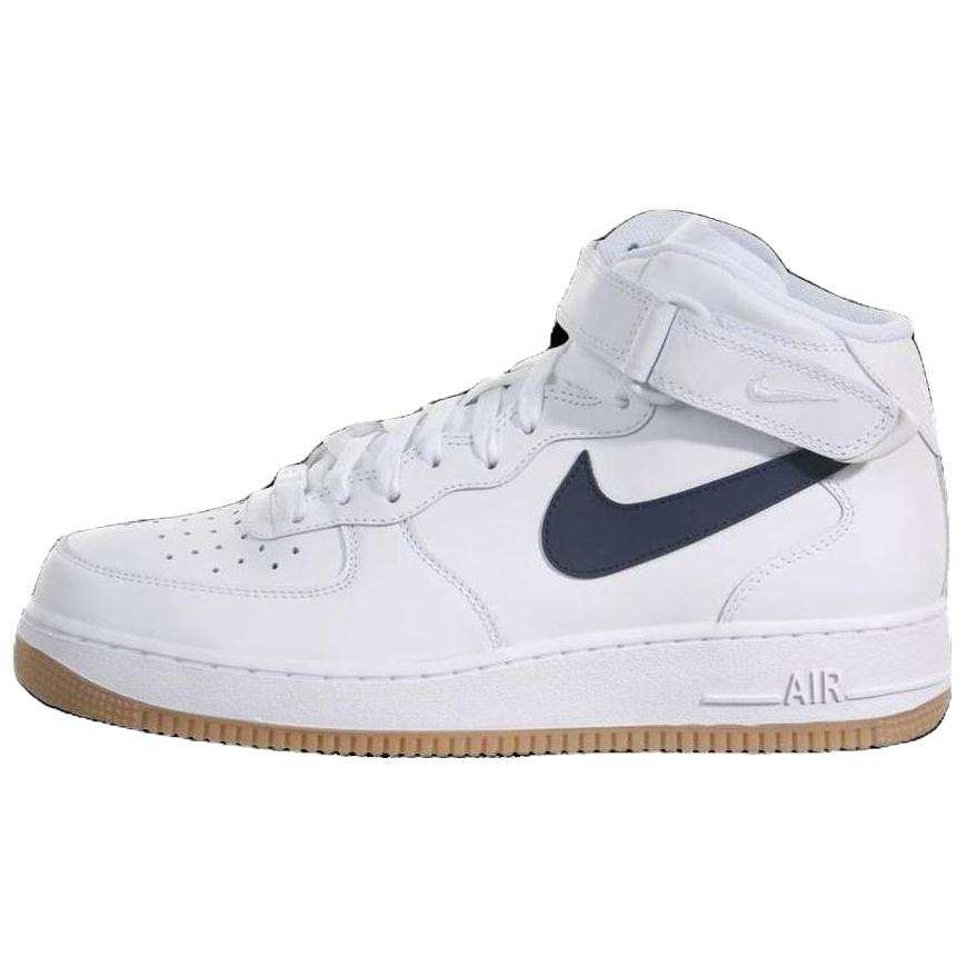 Nike Nike Air Force 1 '07 Fashion Abrasion Resistant Breathable Mid top Skateboard Shoes Unisex White