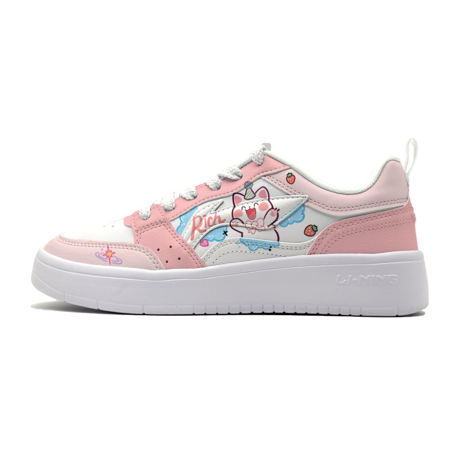 Li-Ning Li Ning Sycee Cushioning Abrasion Resistant Breathable Low top Skateboard Shoes Women's