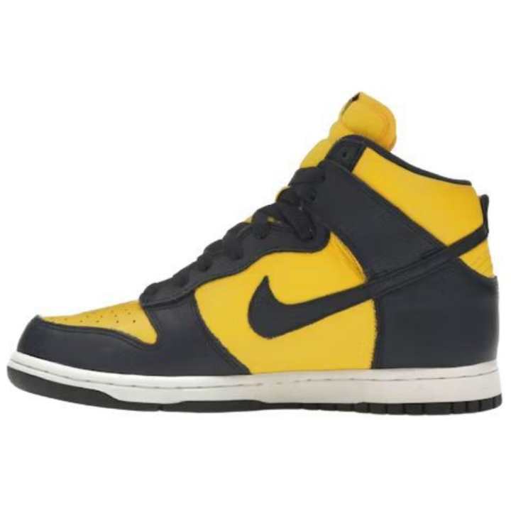 Nike Nike Dunk High Slip Resistant Abrasion Resistant High top Skateboard Shoes Unisex Yellow