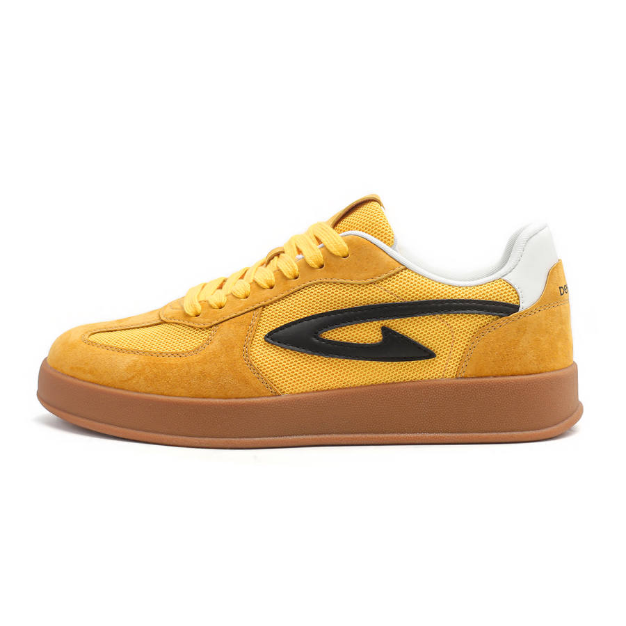 DEERWAY Low top Skateboard Shoes Unisex Ginger Yellow