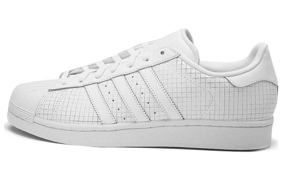 Adidas Originals Adidas Superstar 'Scored Leather - Triple White'