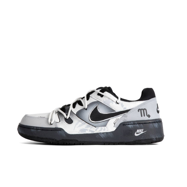 Nike Nike Full Force Cushioning, Wear Resistant Low top Skateboard Shoes Men's Black White Gray