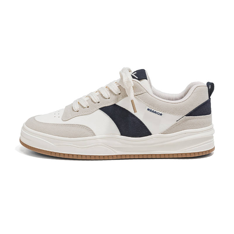 WARRIOR Warrior Low top Skateboard Shoes Men's White Gray Dark Blue