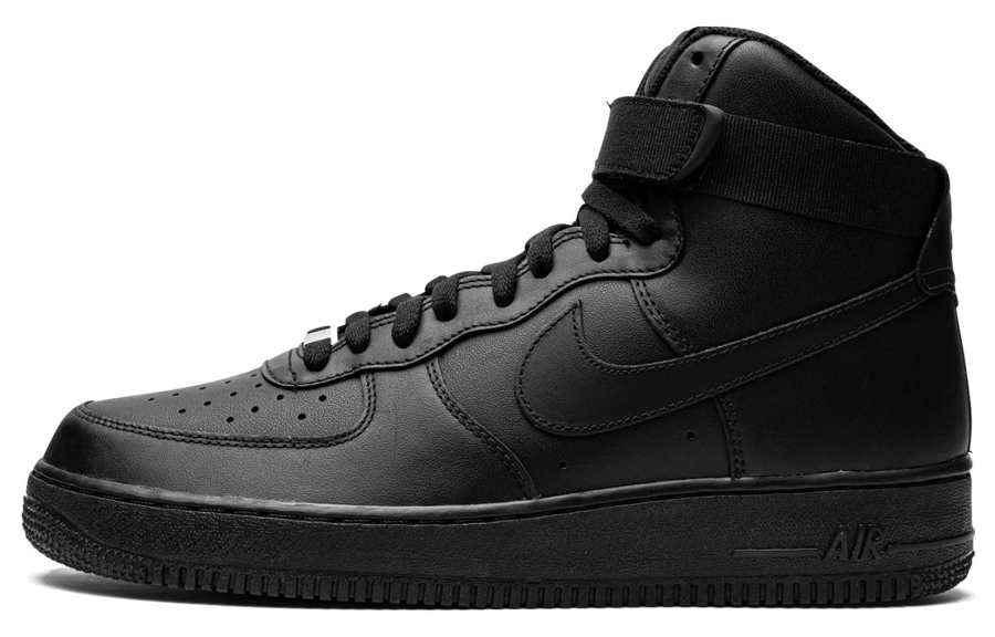 Nike Nike Air Force 1 High '07 Classic High top Skateboard Shoes Men's Pure Black