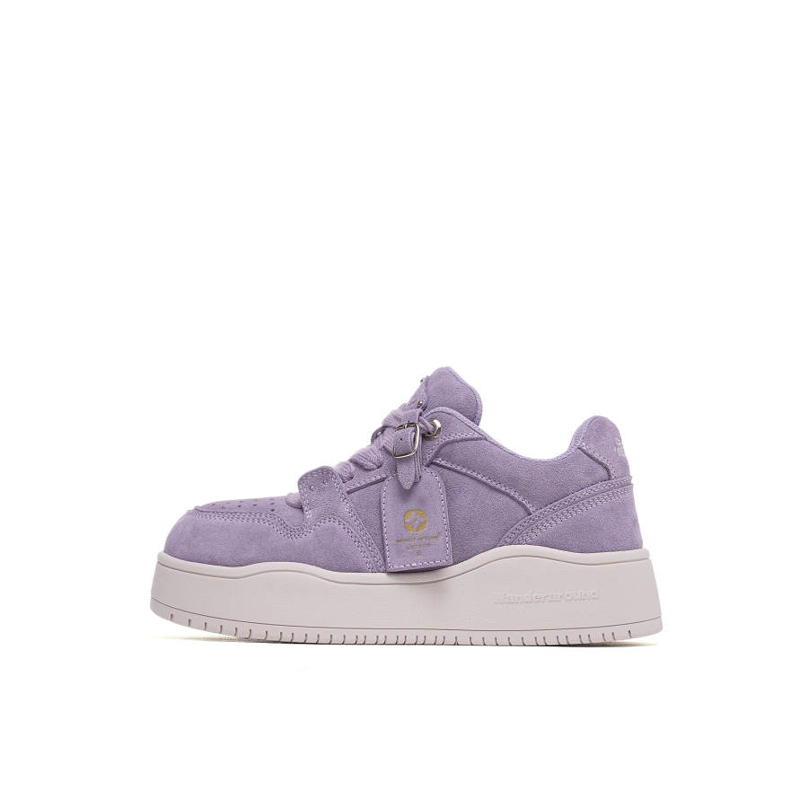 WANDER AROUND Slip Resistant, Abrasion Resistant, Breathable Low top Skateboard Shoes Unisex Taro Purple