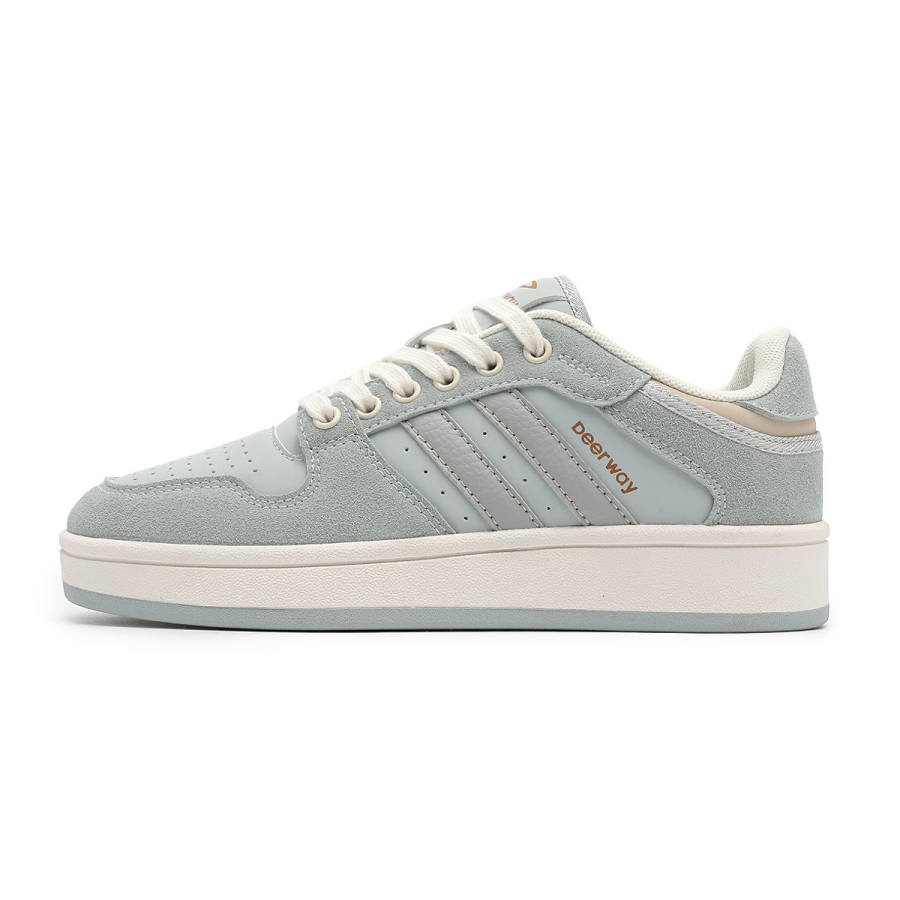 DEERWAY Low top Skateboard Shoes Women's Dusty Blue