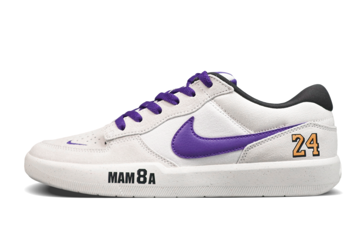 Nike Nike SB Force 58 Low top Skateboard Shoes Unisex Light Gray Purple