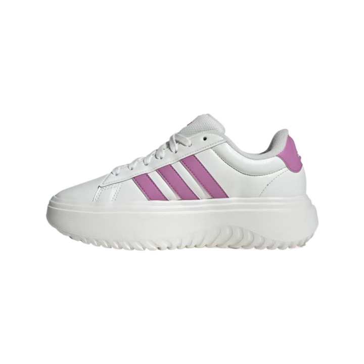 Adidas Adidas Grand Court Platform Core White Preloved Purple Women's