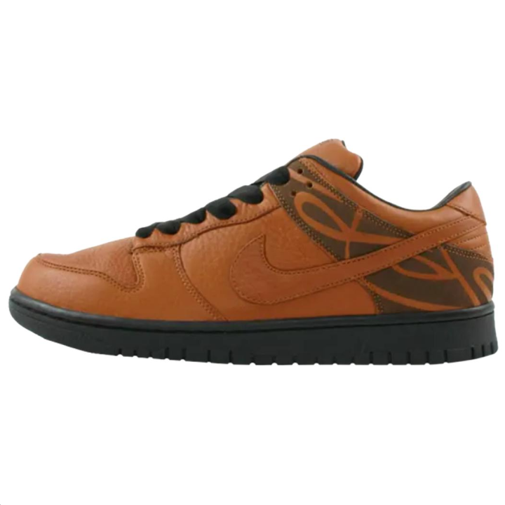 Nike Nike Dunk Low top Skateboard Shoes Men's Dark Brown