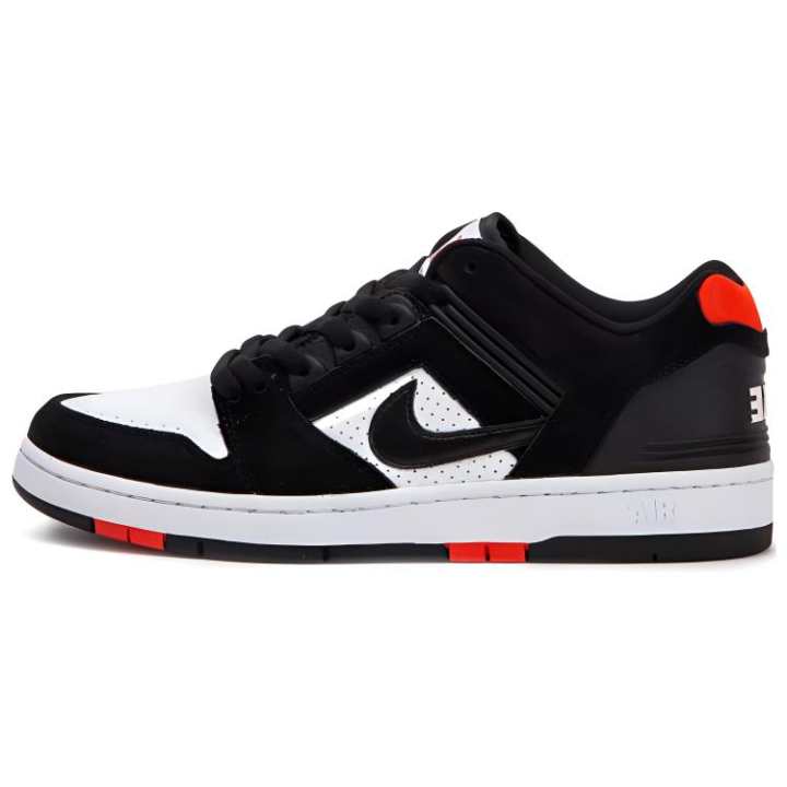 Nike Nike Sb Air Force 2 Low Black White Habanero Red