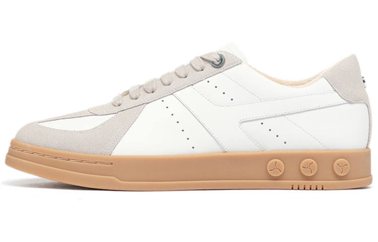 LI-NING 1990 LI NING 1990 Zhengrong Low top Skateboard Shoes Men's Ecru Gray