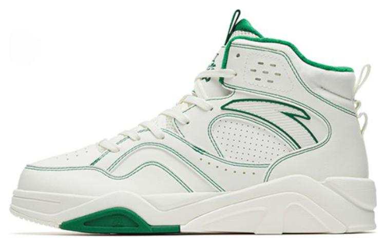 Anta Flame 3.0 Cushioning Slip Resistant High top Skateboard Shoes Women's Green