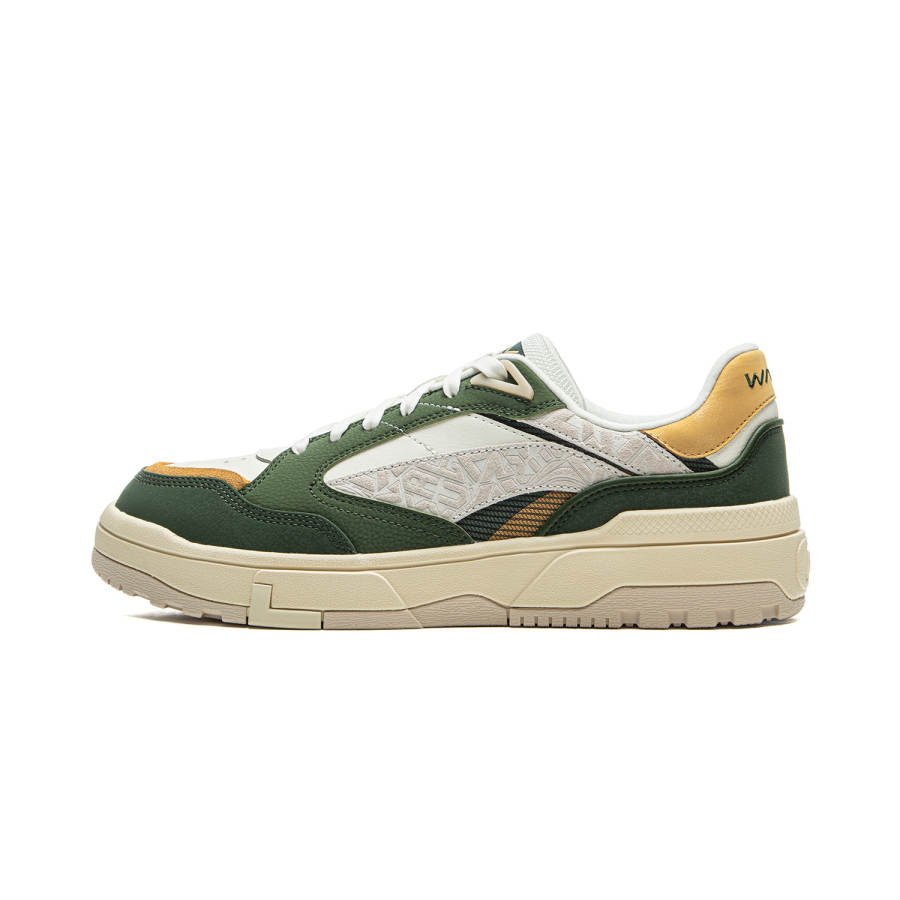Li-Ning Li Ning Wave LOW Abrasion Resistant, Lightweight, Balanced Low top Skateboard Shoes Men's Green White