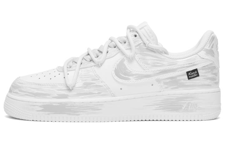 Nike Nike Air Force 1 Low CUS ID Breeze Xu Lai Slip Resistant Slip Resistant Low top Skateboard Shoes Women's White Gray