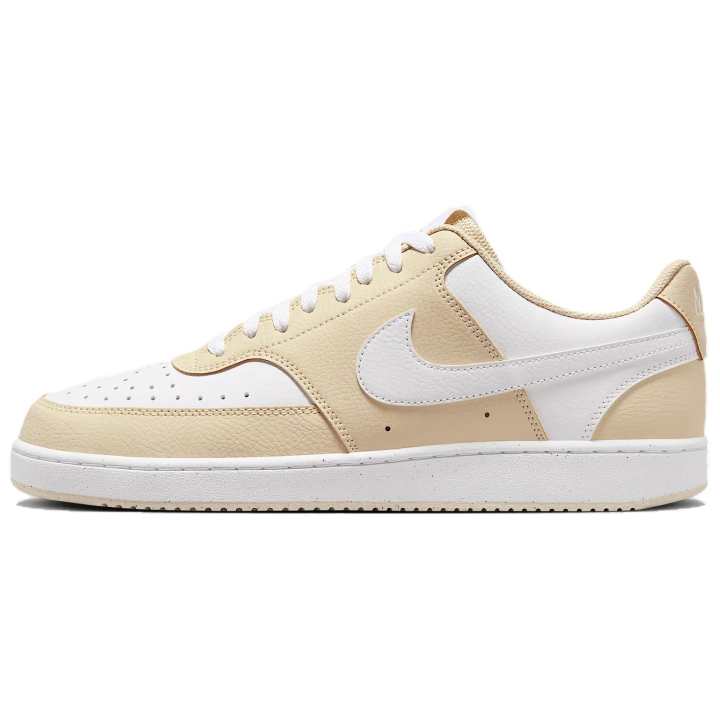 Nike Nike Court Vision Low Slip Resistant Abrasion Resistant Low top Skateboard Shoes Men's Light Brown