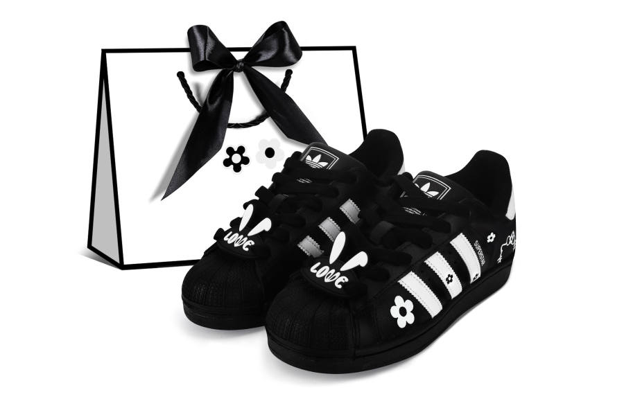 Adidas Originals Superstar 2 Low top Skateboard Shoes Unisex White Black