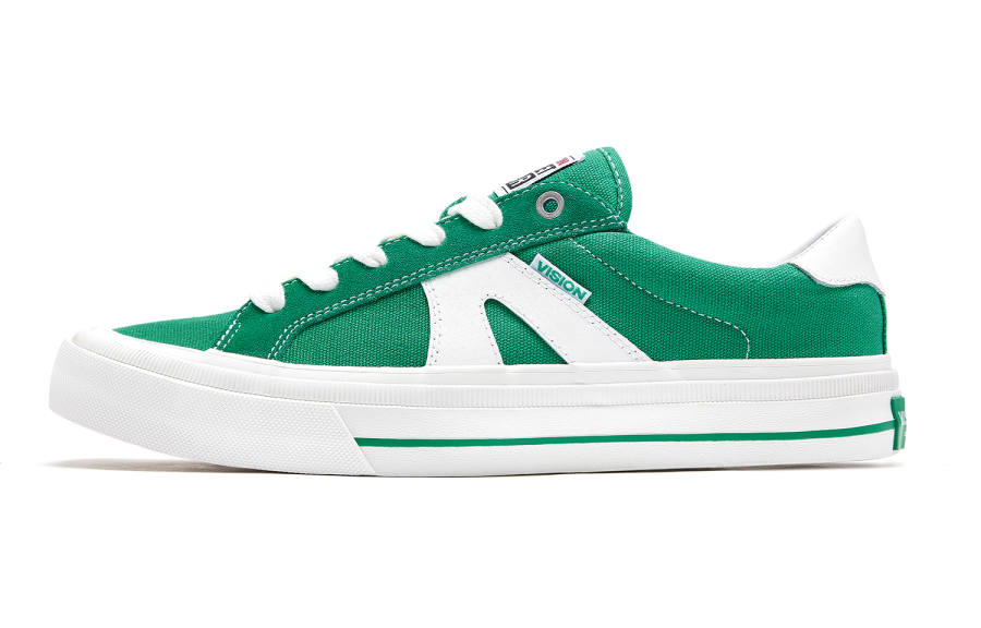 Vision Street Wear V76 Low top Skateboard Shoes Unisex Fruit Green