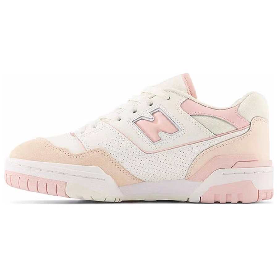 New Balance New Balance NB 550 Comfortable And Lightweight Low top Skateboard Shoes Women's Pink White