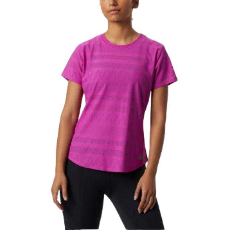 New Balance New Balance T Shirts Women's Purple Crew Neck