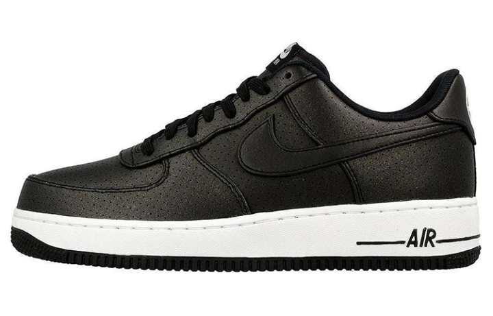 Nike Nike Air Force 1 Comfortable Slip Resistant Abrasion Resistant Low top Skateboard Shoes Unisex Black