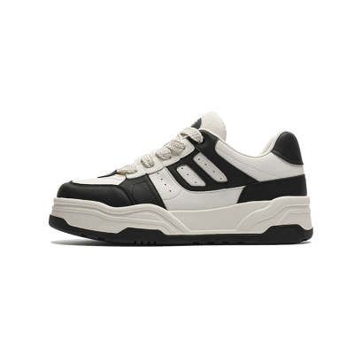 Lilbetter Skateboard Shoes Unisex Low Top Black White