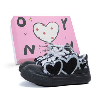 OYNN Young Aaah Hook and Loop Pain Shoes, Box Microfiber Leather Slip Resistant Abrasion Resistant Low top