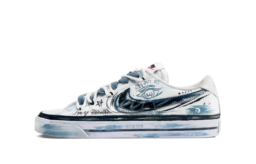 Nike Nike Court Legacy Zero Gravity, Sulu's Eye Low top Skateboard Shoes Unisex Blue Gray