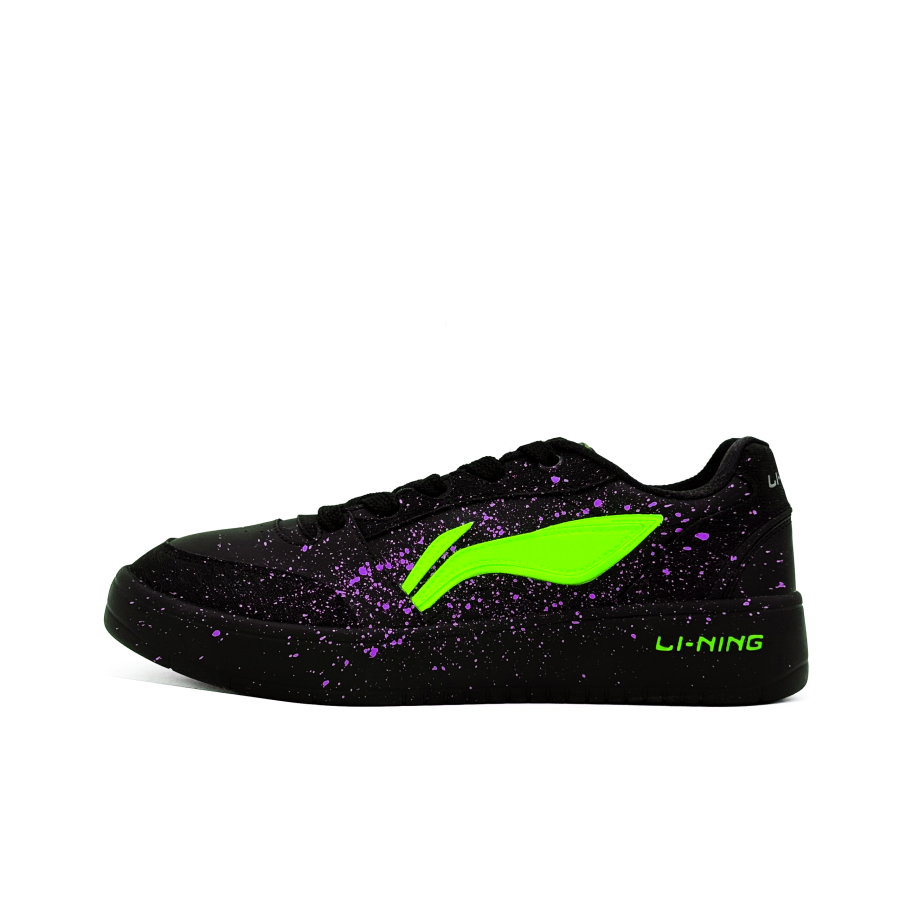 Li-Ning Li Ning Sycee V3 Slip Resistant Abrasion Resistant Low top Skateboard Shoes Men's Black Green Purple