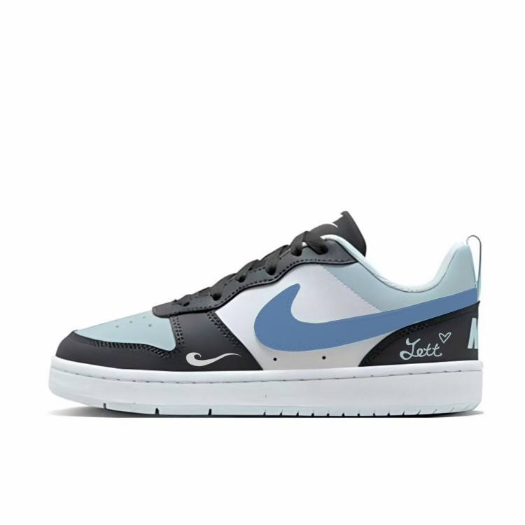Nike Nike Court Borough Slip Resistant Abrasion Resistant Low top Skateboard Shoes Women's Black