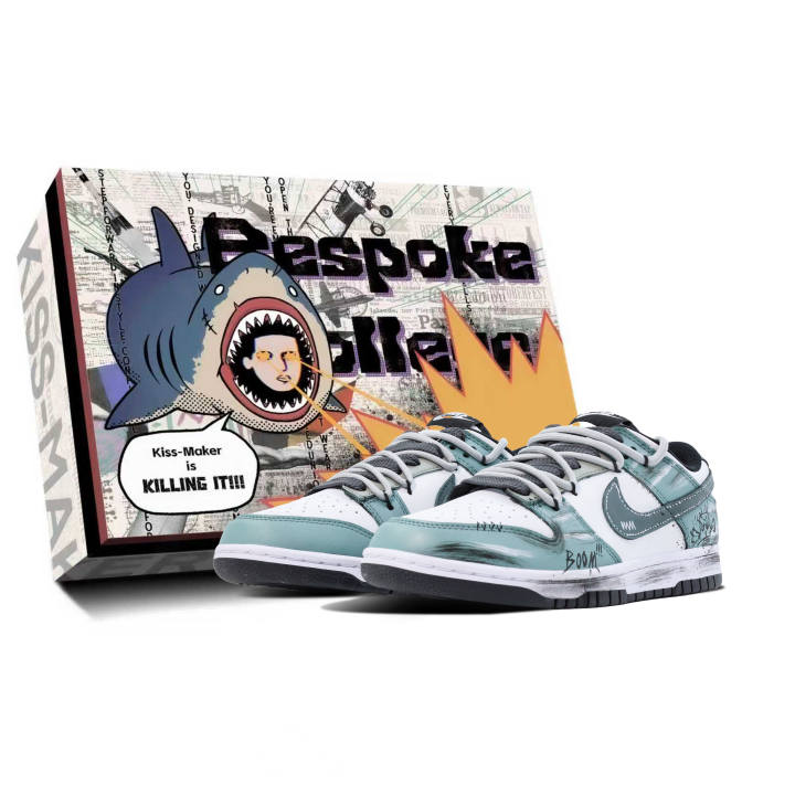 Nike Nike Dunk Abrasion Resistant Low top Skateboard Shoes Unisex Green