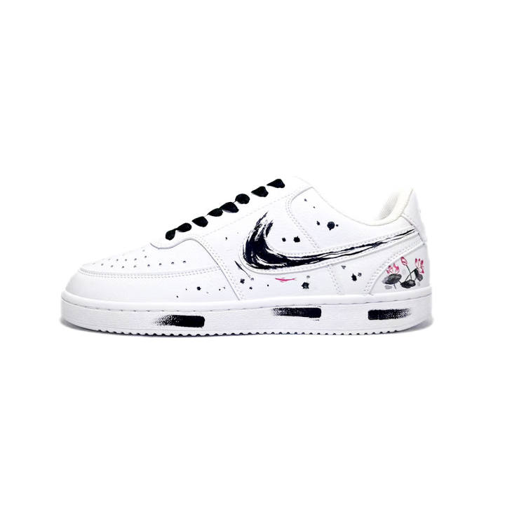 Nike Nike Court Vision 1 Fish Play In The Lotus Pond Slip Resistant, Abrasion Resistant, Balanced, Lightweight, Breathable