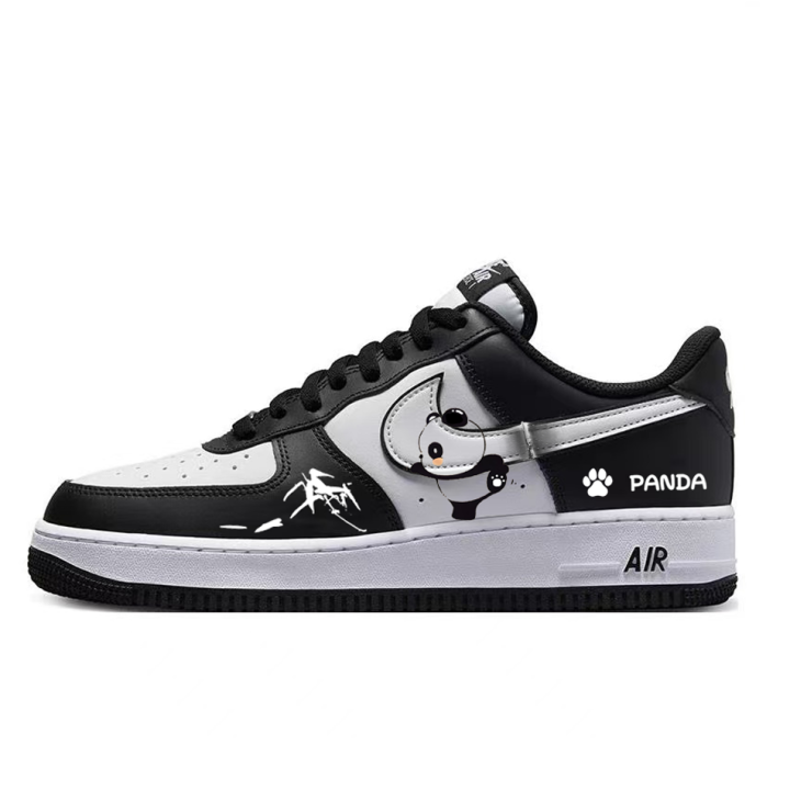 Nike Nike Air Force 1 Low top Skateboard Shoes Unisex White Black