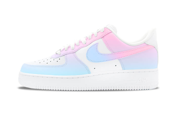 Nike Nike Air Force 1 Blue Powder Glaze Abrasion Resistant Low top Skateboard Shoes Unisex Blue