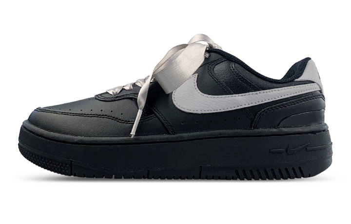 Nike Nike Gamma Force Abrasion Resistant Abrasion Resistant Low top Skateboard Shoes Women's Black Silver